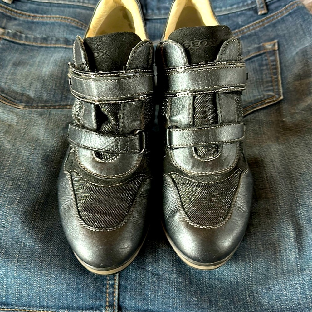 Geox Respira Italian patent ankle boots